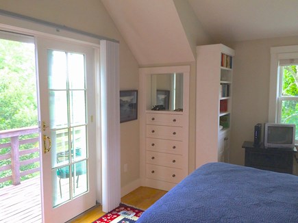 Vineyard Haven Martha's Vineyard vacation rental - Primary Bedroom with Deck (Second Floor)