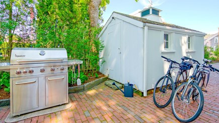 Edgartown Martha's Vineyard vacation rental - BBQ Grill and Bike Shed