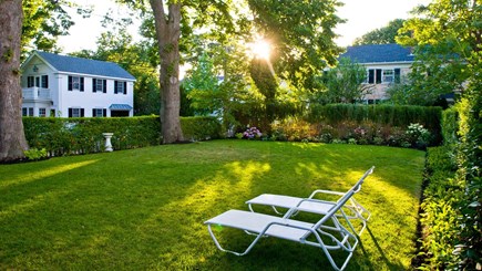 Edgartown Martha's Vineyard vacation rental - Back Lawn and Chaise Lounges (5)