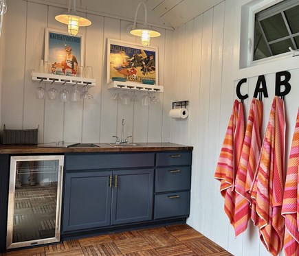 Oak Bluffs Martha's Vineyard vacation rental - Poolside cabana wet bar