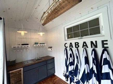 Oak Bluffs Martha's Vineyard vacation rental - Poolside cabana with wet bar.