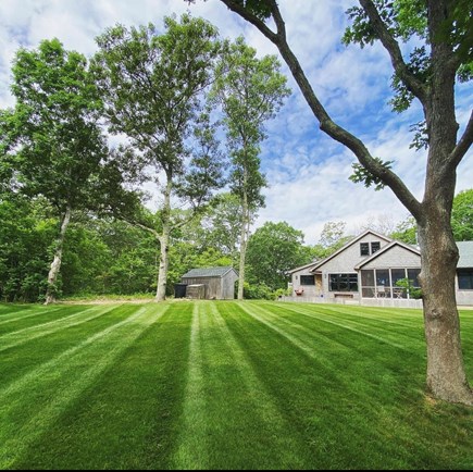 Chilmark Martha's Vineyard vacation rental - View of the back of the house