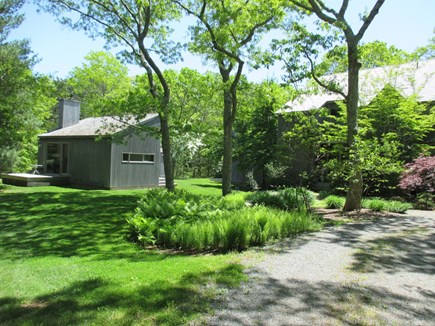 West Tisbury Martha's Vineyard vacation rental - Location of Guest Suite in relation to Guest House and Main House