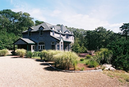 Vineyard Haven Martha's Vineyard vacation rental - Driveway View of Osprey House at Pilot Hill Farm