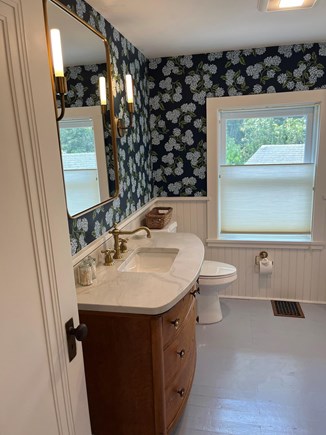 Oak Bluffs, East Chop Martha's Vineyard vacation rental - 2nd floor full hall bath with tub/shower, washer/dryer