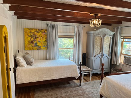 Oak Bluffs, East Chop Martha's Vineyard vacation rental - Twin + Full bedroom with ensuite 1/2 bath