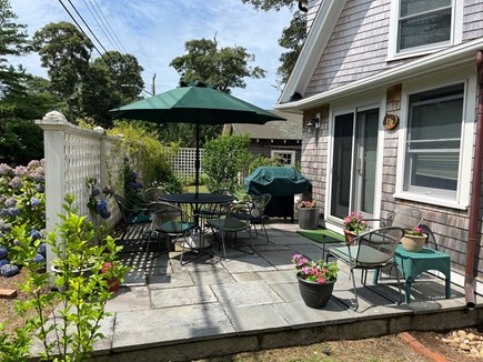 Oak Bluffs, East Chop Martha's Vineyard vacation rental - Patio off kitchen; gas grill