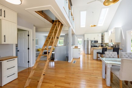 Oak Bluffs Martha's Vineyard vacation rental - Open Floor PlanLiving, Dining KitchenFull BathLoft Staircase