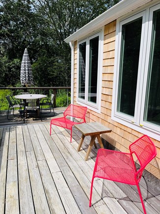 Aquinnah Martha's Vineyard vacation rental - Deck seating