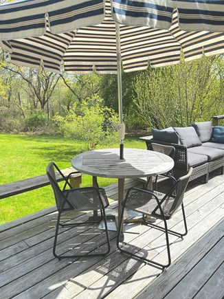 Aquinnah Martha's Vineyard vacation rental - Outdoor dining area.