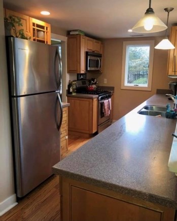 Oak Bluffs Martha's Vineyard vacation rental - Kitchen with dishwasher, toaster oven, & Keurig!