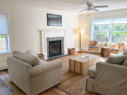 Oak Bluffs Martha's Vineyard vacation rental - Living Room with Samsung Smart Frame TV