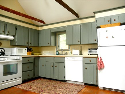 Vineyard Haven Martha's Vineyard vacation rental - Fully equipped kitchen; small wine refrigerator & table for 4