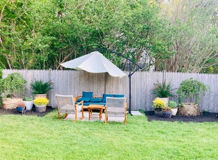 Vineyard Haven Martha's Vineyard vacation rental - Ultimate outdoor comfort; sofa and rocking chairs