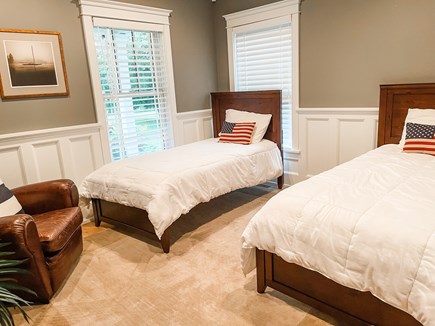 Edgartown Martha's Vineyard vacation rental - Bedroom #2 First Floor- 2 twin beds