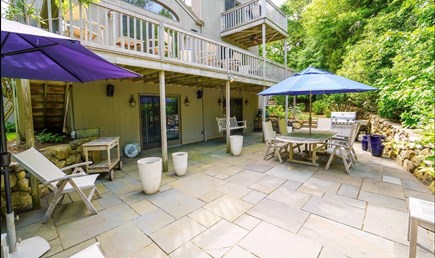 Oak Bluffs Martha's Vineyard vacation rental - Bluestone patio for relaxing