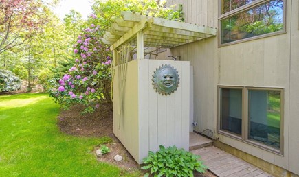Oak Bluffs Martha's Vineyard vacation rental - Outdoor shower.  Perfect to rinse off after a day at the beach!
