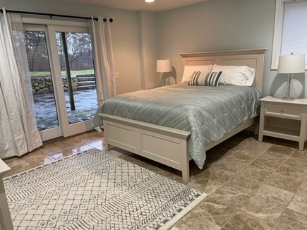 Oak Bluffs Martha's Vineyard vacation rental - Queen bed with double closets overlooking the bluestone patio.