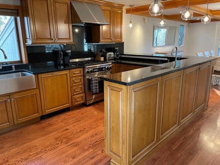 Oak Bluffs Martha's Vineyard vacation rental - Well appointed kitchen with 2 sinks, gas stove.