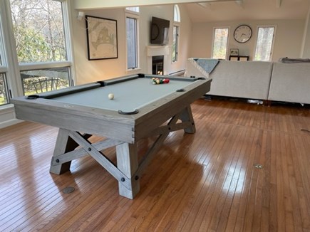 Oak Bluffs Martha's Vineyard vacation rental - Pool table in open concept living area.