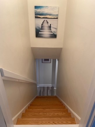 Oak Bluffs Martha's Vineyard vacation rental - Stairway to lower level living area