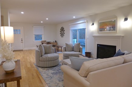 Oak Bluffs Martha's Vineyard vacation rental - Main level Living area w/fireplace