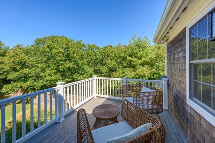 Edgartown Martha's Vineyard vacation rental - Sunny Upper Deck with Seating