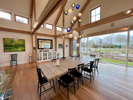 West Tisbury Martha's Vineyard vacation rental - Gorgeous, expansive open dining room with plenty of seating