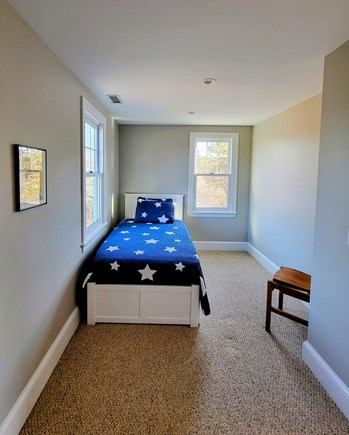 Edgartown, Katama Martha's Vineyard vacation rental - Bedroom #4 has a twin trundle bed, dresser and closet