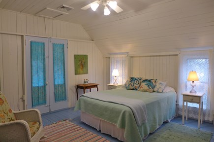 Oak Bluffs Martha's Vineyard vacation rental - 2nd Fl Queen Bedroom with balcony