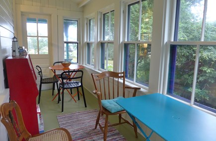 Oak Bluffs Martha's Vineyard vacation rental - Sunroom off the living room