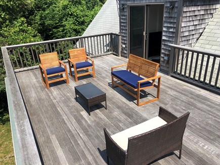 Edgartown Martha's Vineyard vacation rental - Second floor deck