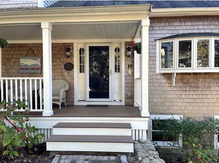 Oak Bluffs Martha's Vineyard vacation rental - Front porch with seating for reading or hanging out.