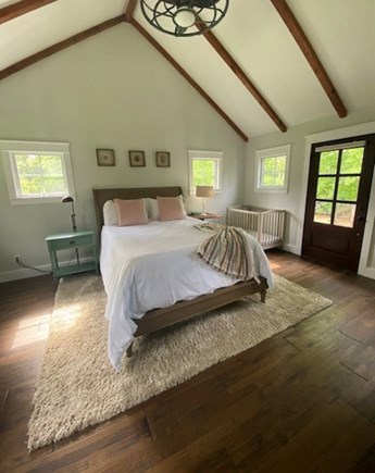 Vineyard Haven Martha's Vineyard vacation rental - The master bedroom is bright and airy.