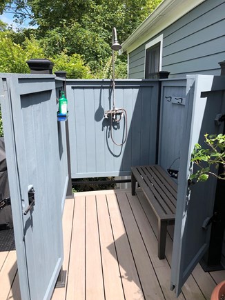Vineyard Haven Martha's Vineyard vacation rental - Plenty of room to move in THIS outdoor shower!