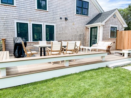West Tisbury Martha's Vineyard vacation rental - Outside Deck area and outdoor shower