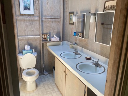 Oak Bluffs, East Chop Martha's Vineyard vacation rental - Full bath w/shower stall. Half-bath, outdoor shower downstairs.