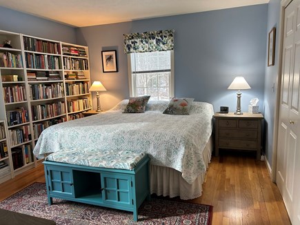 Edgartown, Dodgers Hole Association Martha's Vineyard vacation rental - Primary bedroom with king size bed.