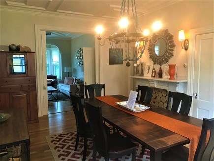 Oak Bluffs, Historic Copeland District Martha's Vineyard vacation rental - Large Dining table in dining room