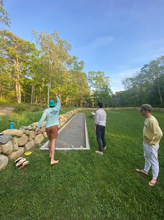 VINEYARD HAVEN Martha's Vineyard vacation rental - Bocce court in yard - perfect for badminton, volleyball...