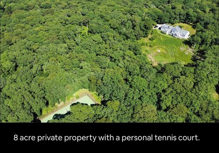 Chilmark Martha's Vineyard vacation rental - Aerial View of the Property