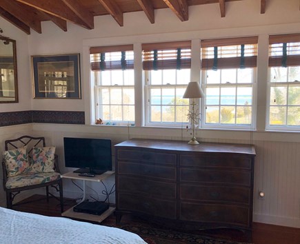 Edgartown, Ocean Heights Martha's Vineyard vacation rental - Primary bedroom with water view
