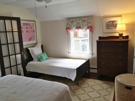 Oak Bluffs-MCVMA Martha's Vineyard vacation rental - Queen bed & twin, walk-through to adjacent bedroom with two twins