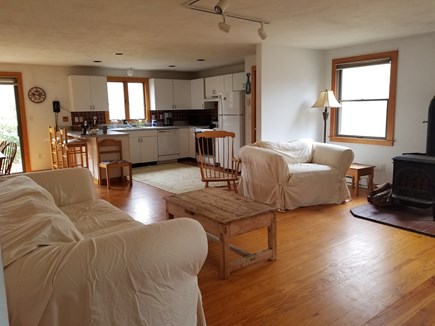 West Tisbury Martha's Vineyard vacation rental - Main floor- living room/ kitchen/ dining