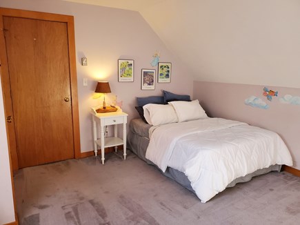 West Tisbury Martha's Vineyard vacation rental - Second floor bedroom (#2)-1 queen bed, couch/ sitting area, X box