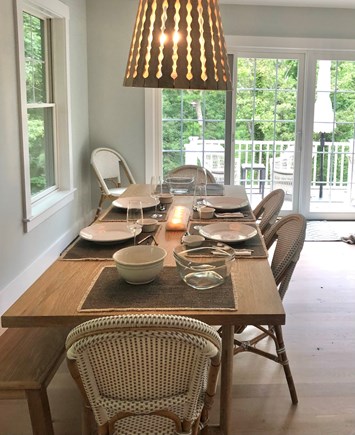VIneyard Haven  Martha's Vineyard vacation rental - Dining area.
