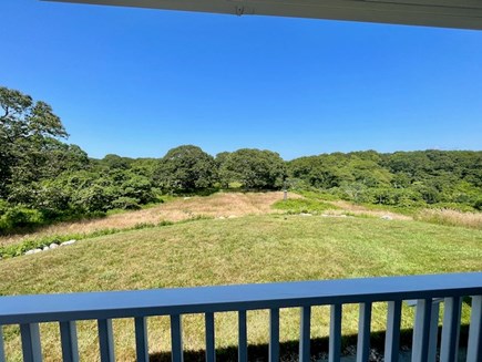 Aquinnah Martha's Vineyard vacation rental - Beautiful meadow view from back porch