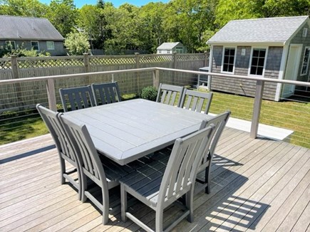 Edgartown Martha's Vineyard vacation rental - Quality outdoor dining seats 8