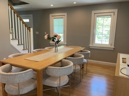 Edgartown Martha's Vineyard vacation rental - Elegant separate dining room for family of 8