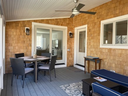 Chilmark Martha's Vineyard vacation rental - Have dinner on your screened porch!!